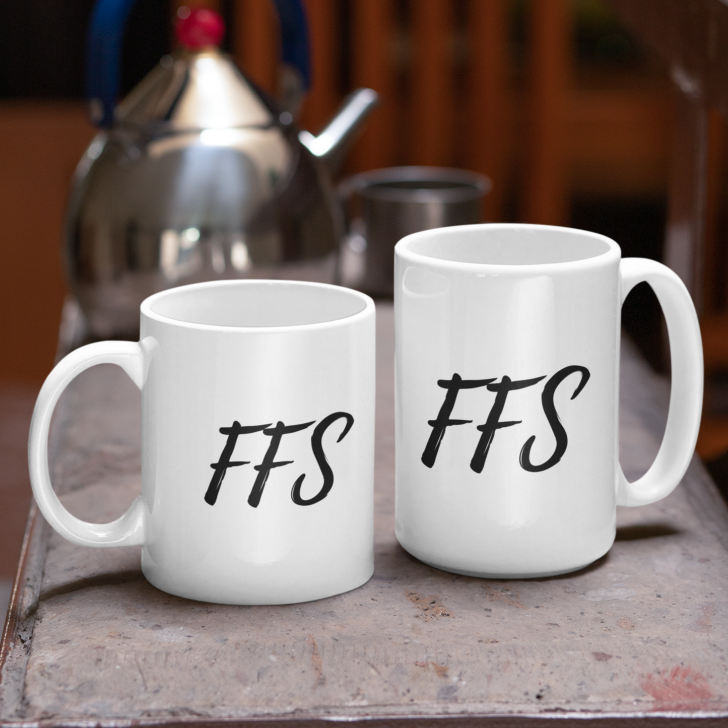 FFS Mug | Funny Coffee Cup | It's Fine Coffee Mug | Office Humor Gift | Sarcastic and Work Mug | Gift for Coworker