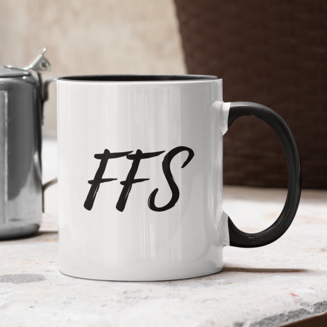 FFS Mug | Funny Coffee Cup | It's Fine Coffee Mug | Office Humor Gift | Sarcastic and Work Mug | Gift for Coworker