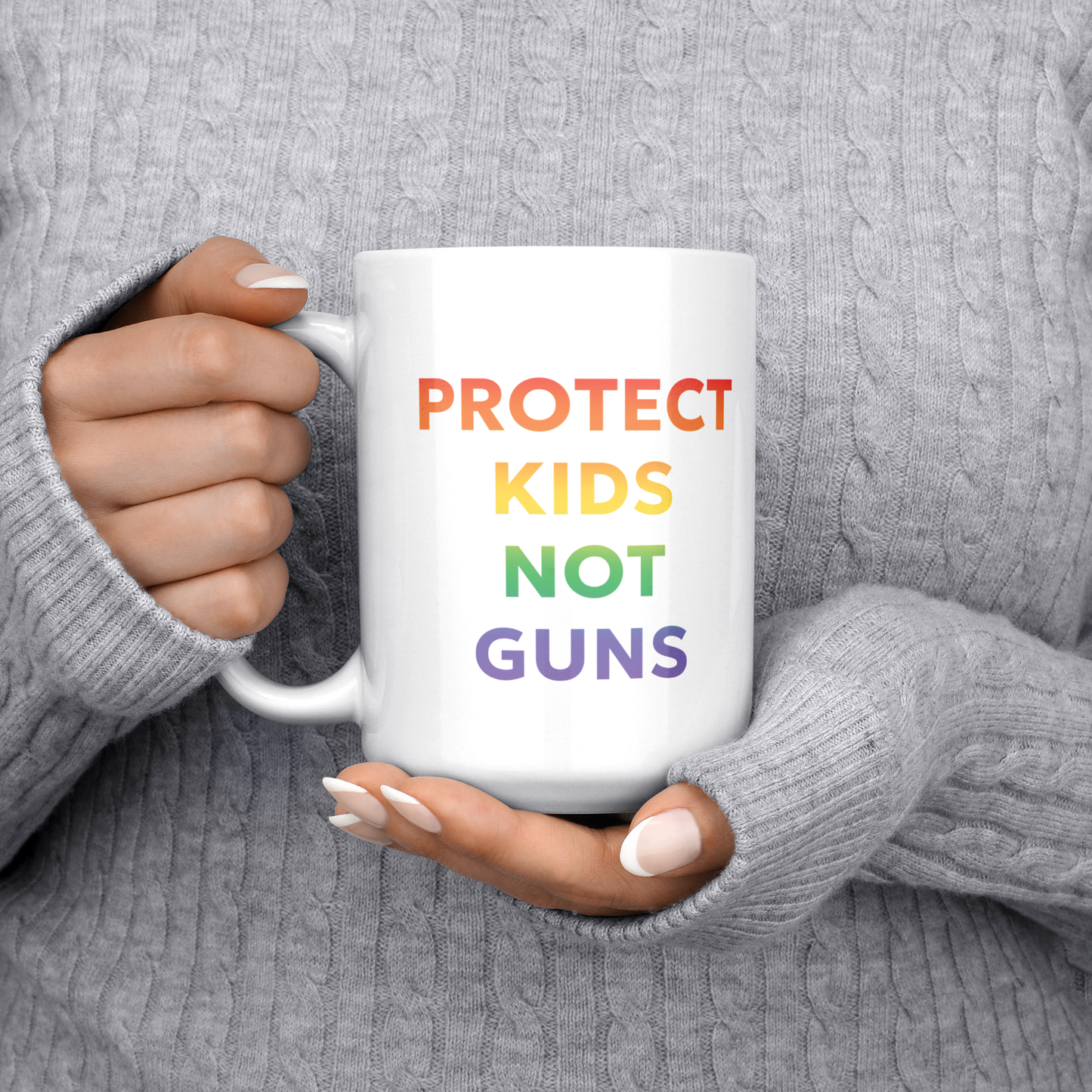 Rainbow_Ombre_Mug_with_Quote_Protect_Ki_15ozWhiteMugLifestyleLHChest_Mockup.png