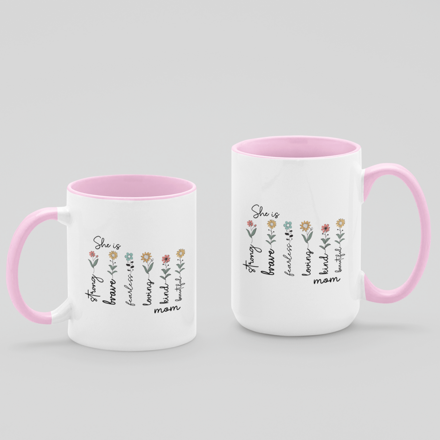Mama Flower Mug | Mother's Day Coffee Cup | Birthday For Mom