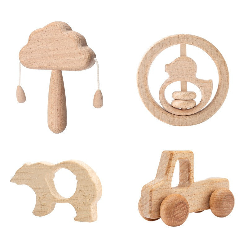 Montessori Wooden Rattle Gift Sets