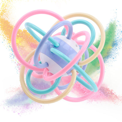 image of toy with pastels in background
