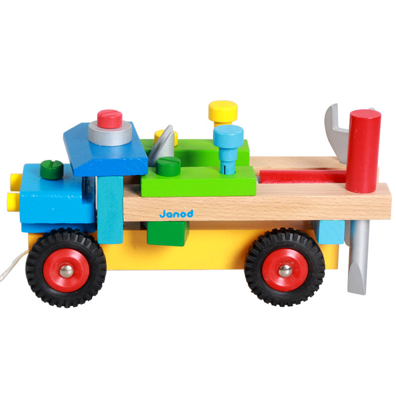 full side view of toy truck