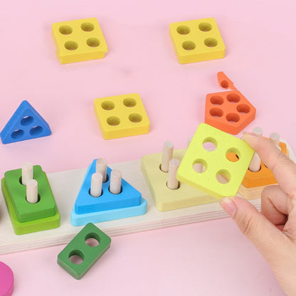 Rainbow Shape Stacking Boards