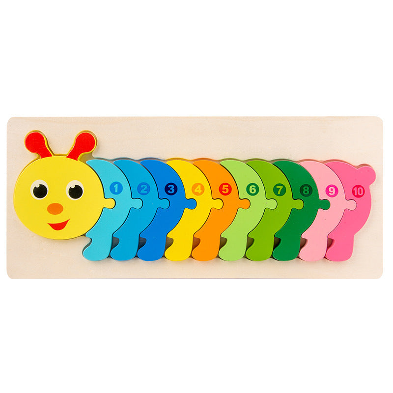 multicolor caterpillar jigsaw puzzle 