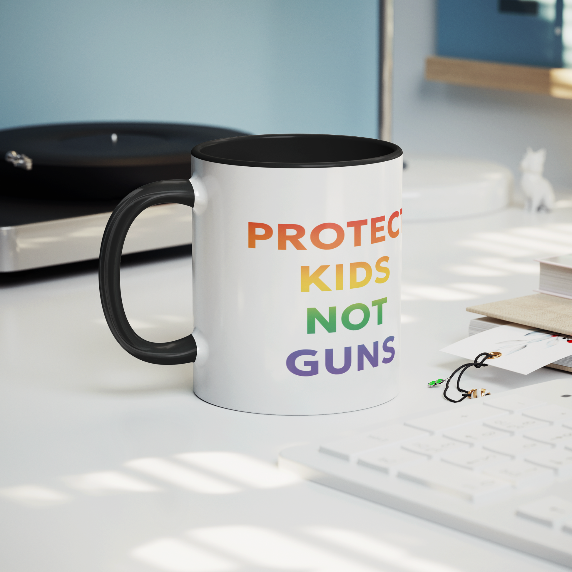 Rainbow_Ombre_Mug_with_Quote_Protect_Ki_Mug_Lifestyle_Record_Player_Mockup.png