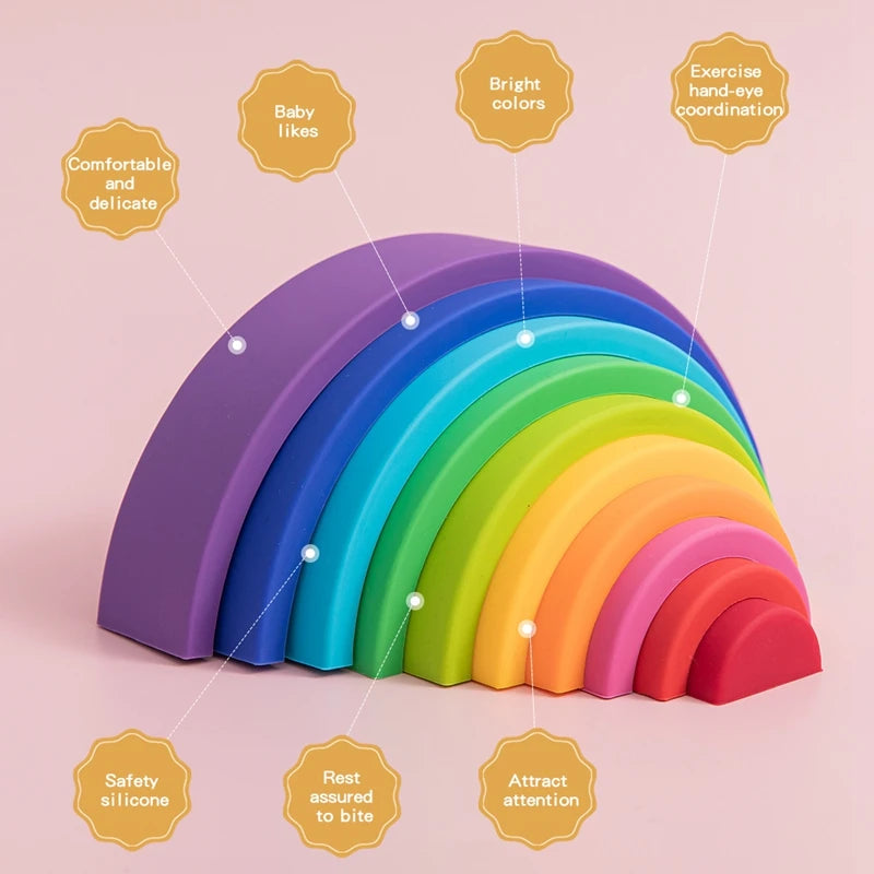 Montessori Rainbow Stackers