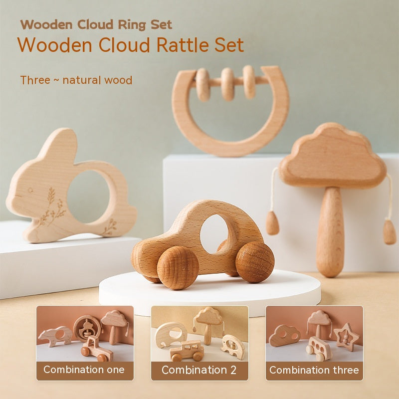 Montessori Wooden Rattle Gift Sets